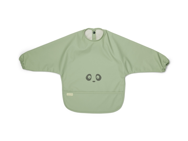 Nuuroo nuuroo - vandtæt forklæde hagesmæk med lomme LUNA Lysegrøn PANDA