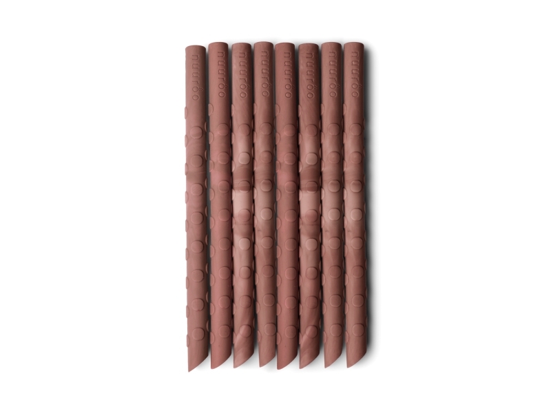 Ada silikone sugerør 8-pak - Red Mix