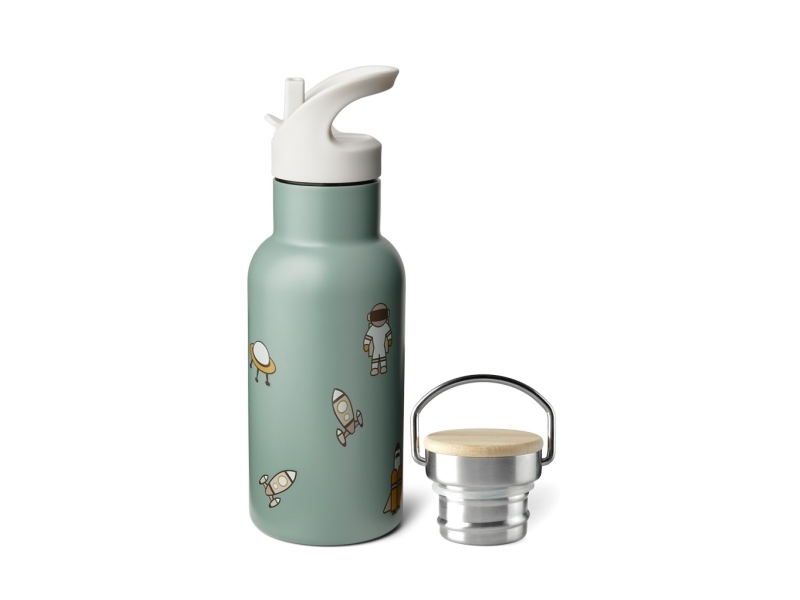 Nuuroo nuuroo - flaska i rostfritt stål typ 18/8 Ljusgrön SPACE kapacitet 350 ml | Hälsa - Tillbehör - Vattenflaskor | GameStuff