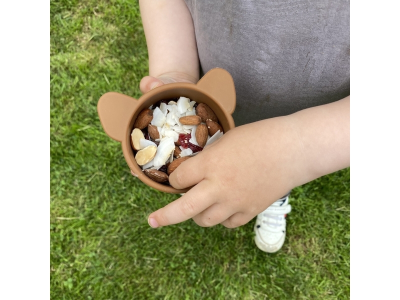 Nuuroo Rosa silikone snackskål 2-pak