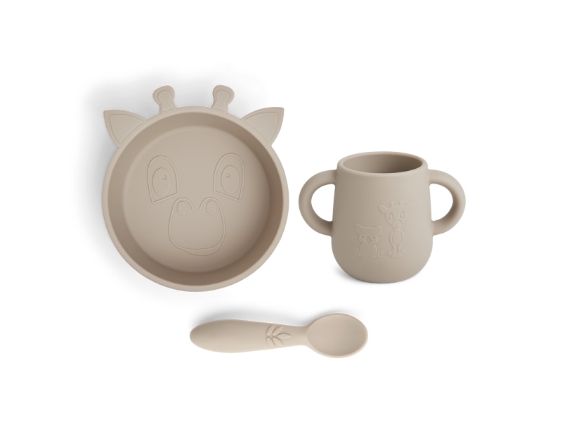 Nuuroo Ebba serviceset i silikon 3-pack | Bordssättning - Par - Ätset för barn | GameStuff