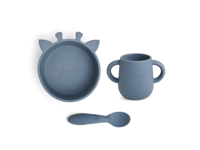 Nuuroo Ebba serviceset i silikon 3-pack | Bordssättning - Par - Ätset för barn | GameStuff