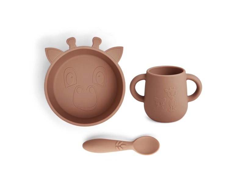 Nuuroo Ebba serviceset i silikon 3-pack | Bordssättning - Par - Ätset för barn | GameStuff