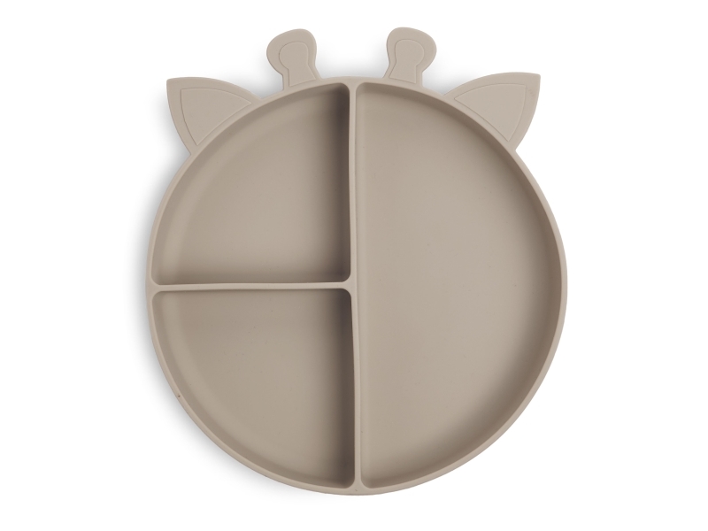 Nuuroo Orla fackindelad tallrik - giraff | Bordssättning - Par - Ätset för barn | GameStuff