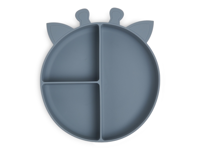 Nuuroo Orla fackindelad tallrik - giraff | Bordssättning - Par - Ätset för barn | GameStuff