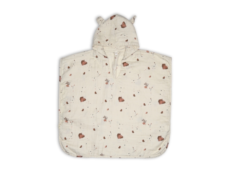 Nuuroo Flor poncho i muslin | Baby & barn - Dusch - Badrock för barn | GameStuff