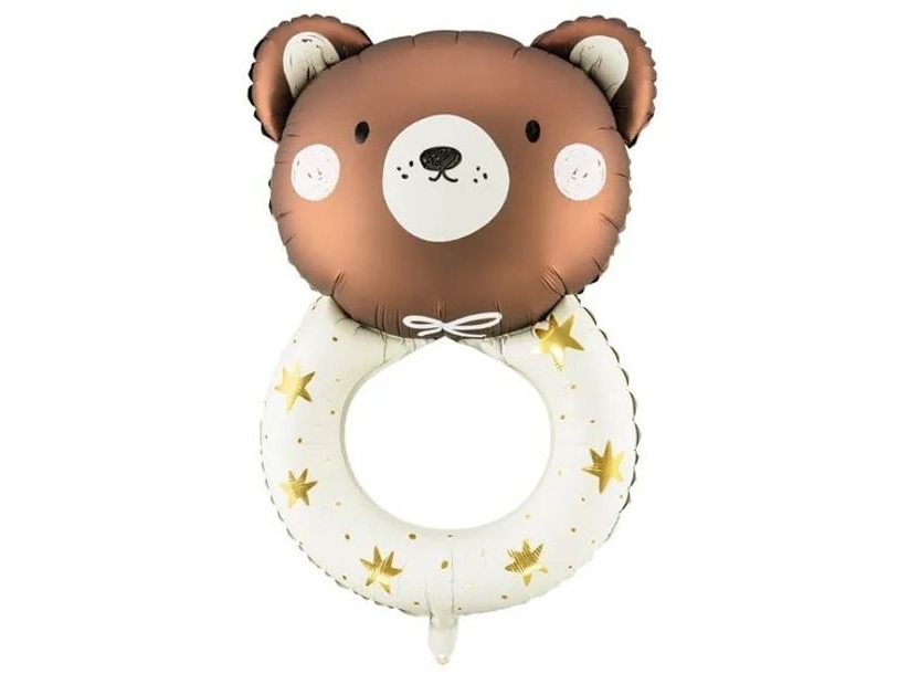 Bamse skallra folieballong | Skola & Hobby - Festdekorera - Ballonger | GameStuff