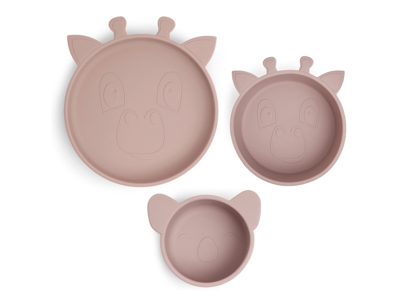 Nuuroo Benni serviceset i silikon 3-pack | Bordssättning - Par - Ätset för barn | GameStuff
