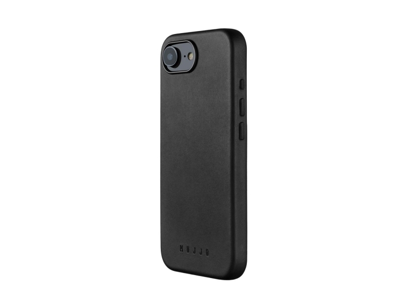 Mujjo Leather Case For Iphone 16E - Black