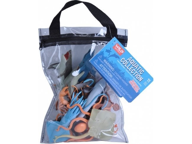 Spin Master Wild Republic Polybag Zippered Aquatic, 3 Yr(S), Multicolour, Plastic