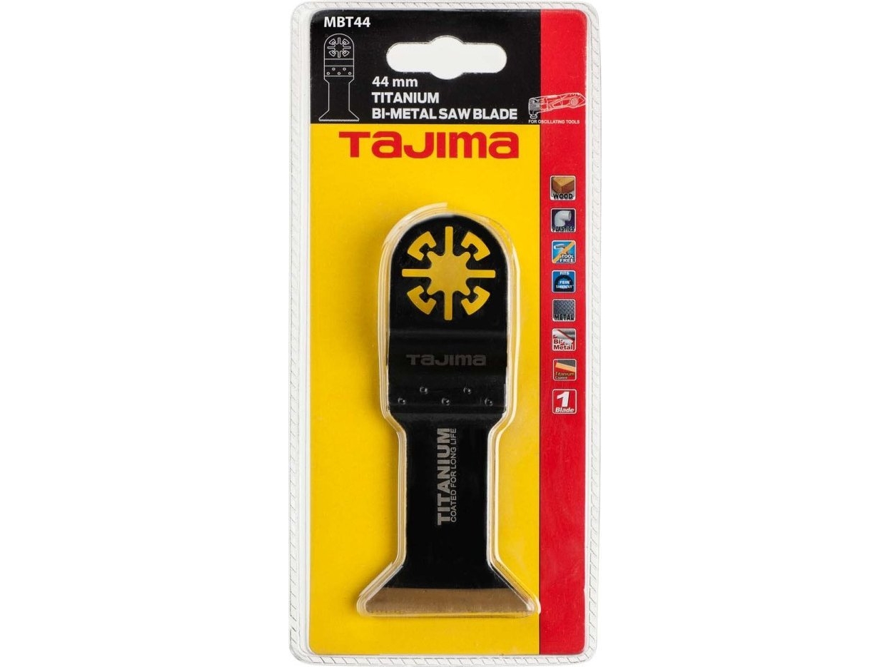 Tajima geležtė universali Bimetalinė su TiN danga multifunkciniam įrankiui 44mm, skirta medžiui, plastikui, metalui