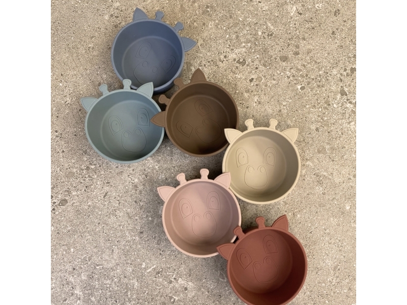 Nuuroo nuuroo - 2 Giraf Cobblestone silikonekopper