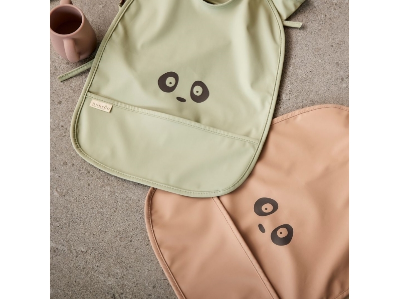 Nuuroo nuuroo vandtæt hagesmæk med lomme IDA Lysegrøn Panda