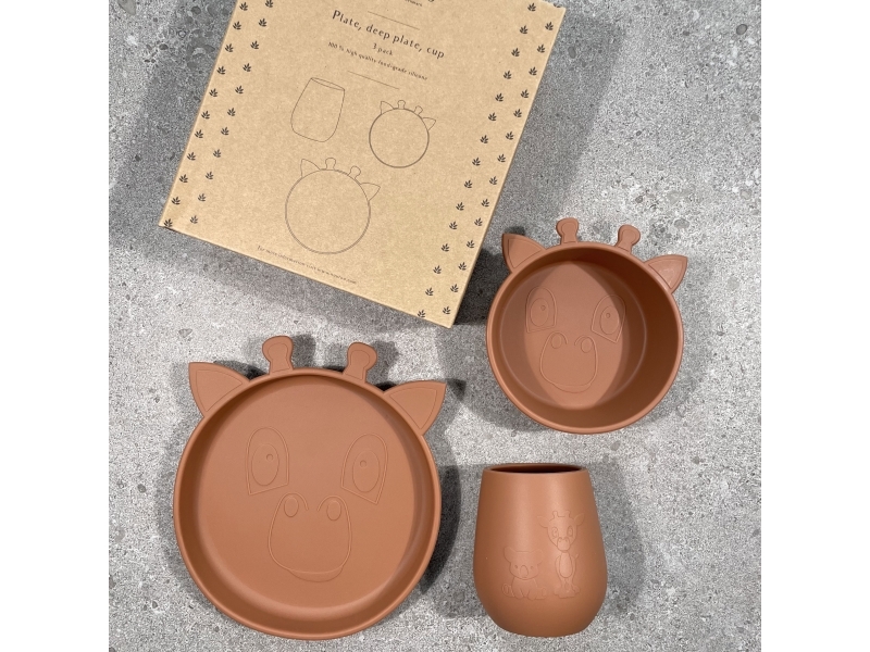 Nuuroo Judi serviceset i silikon 3-pack | Bordssättning - Par - Ätset för barn | GameStuff