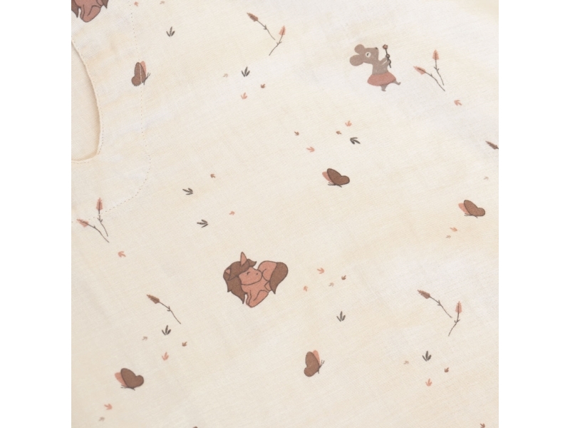 Nuuroo Flor musselin poncho