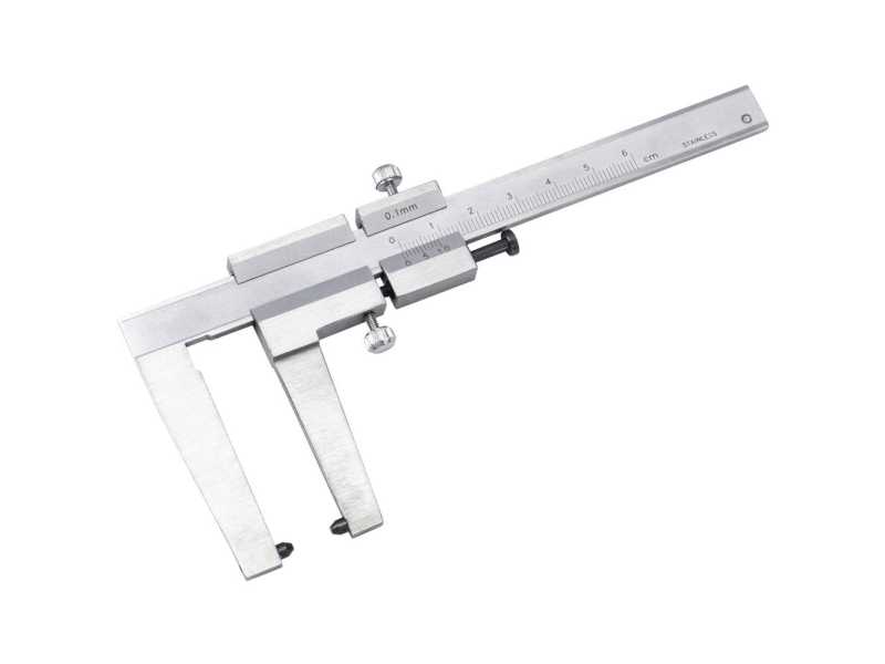 Dasqua 2240-0040 Bremseskiver-skydelære 60 mm Rustfrit stål 1 stk