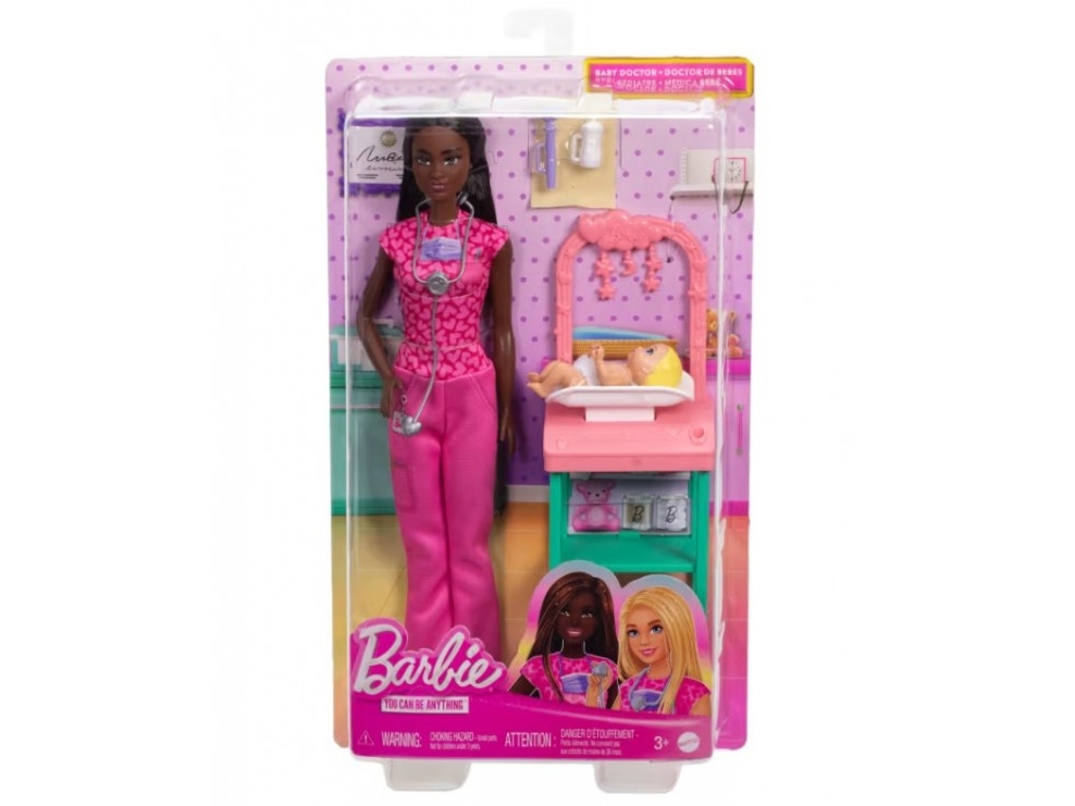 Barbiedocka Barnläkare JCR73 MATTEL | Leksaker - Figurer & Dockor - Bebisdockor | GameStuff