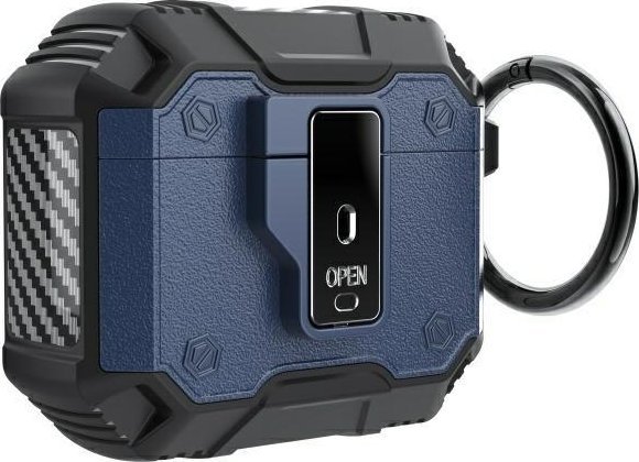 Beline Airpods Click Cover Air Pods 4 Kopfhörertasche Blau