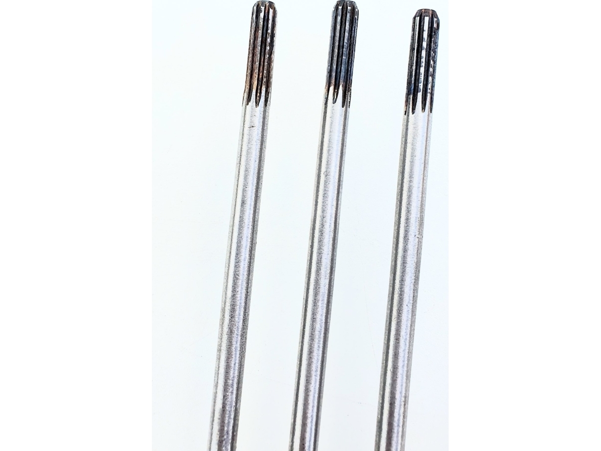 Geko Drivaksel til benzindrevet le med 9 skær (40/50/100)