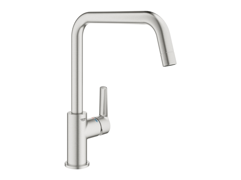 GROHE 30470DC0, Standard, Stål, Hävarm, Single, Super steel, Type U | VVS Artiklar - Kök - Köksblandare | GameStuff
