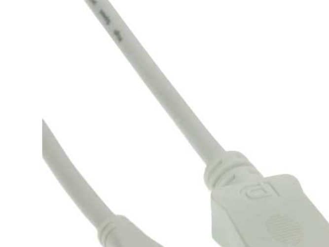 Inline 17131, 1 M, Mini Displayport, Displayport, Hvid, Hanstik/Hanstik, 48 G