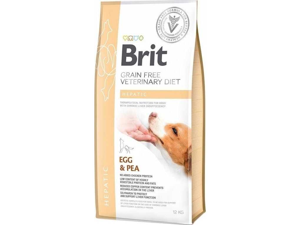 Brit Grain-Free Veterinary Diet Hepatic - Tørfoder Til Hunde Med Leversvigt 2 Kg