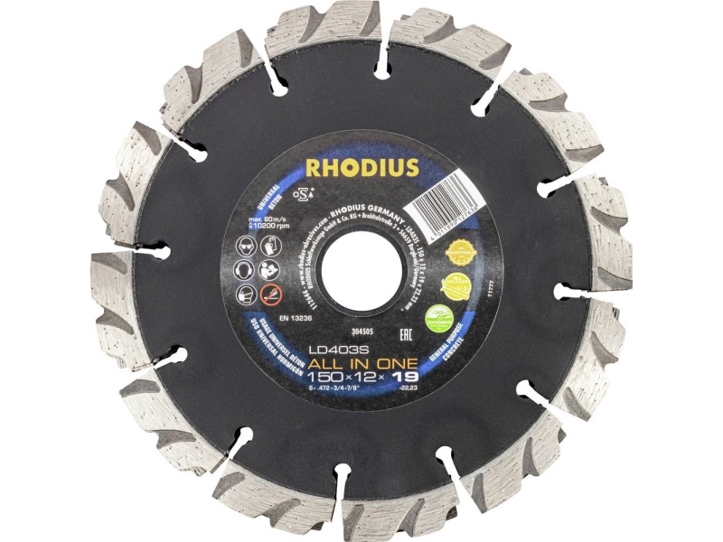 Fogskärare allt i ett LD403S 150x19.0x22.23 | Elverktyg - Sågblad - Diamantblad | GameStuff