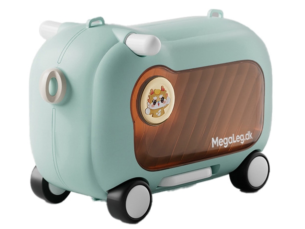 3-i-1 resväska för barn? Åk-, bär- och förvaringsväska, blå | Utomhus - Väskor & Resväskor - Väskor för barn | GameStuff