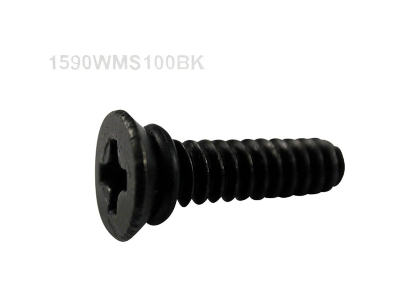 Hammond Electronics 1590WMS100BK Vararuuvi Ruostumaton teräs Musta 100 kpl.