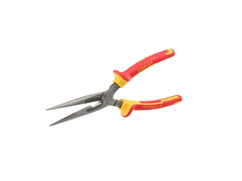 Stanley FATMAX 0-84-006, Låstång med lång käft, 70 ° C, Röd, Gul, 1000 V, 160 mm, 163 g | Verktyg & Verkstad - Tänger - Flack- och Rundtång | GameStuff