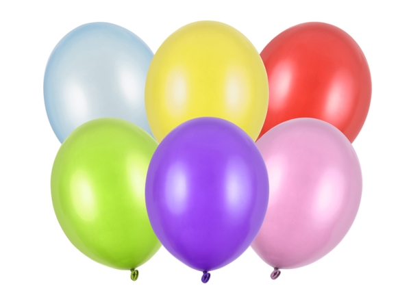 Partydeco Sb14m-000-50, Spielzeugballon, Latex, Gemischte Farben, Einfarbig, Party, Universal