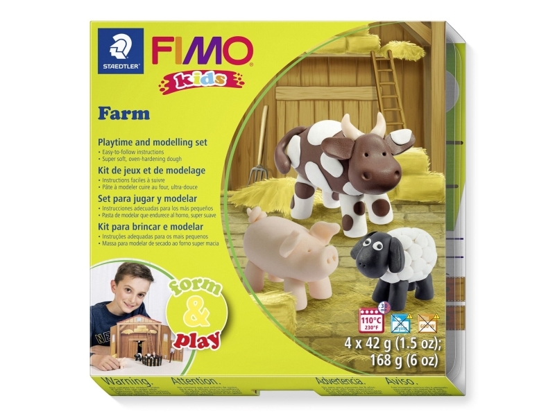 Staedtler FIMO kids 8034, 4 styck | Leksaker - Kreativitet - Spela degen | GameStuff