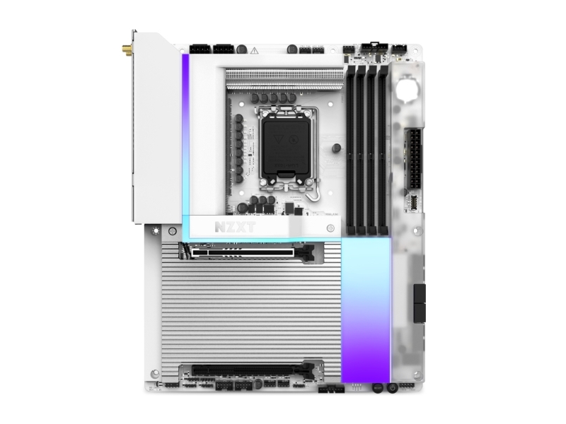 N9 Z890 White Hovedkort - Intel Z890 - Intel LGA1851 socket - DDR5 RAM - ATX