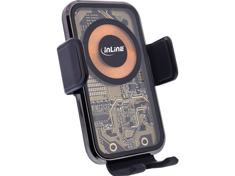 Inline Kfz Smartphone Halterung, One Touch Qi 2, Universal, Wireless Charger