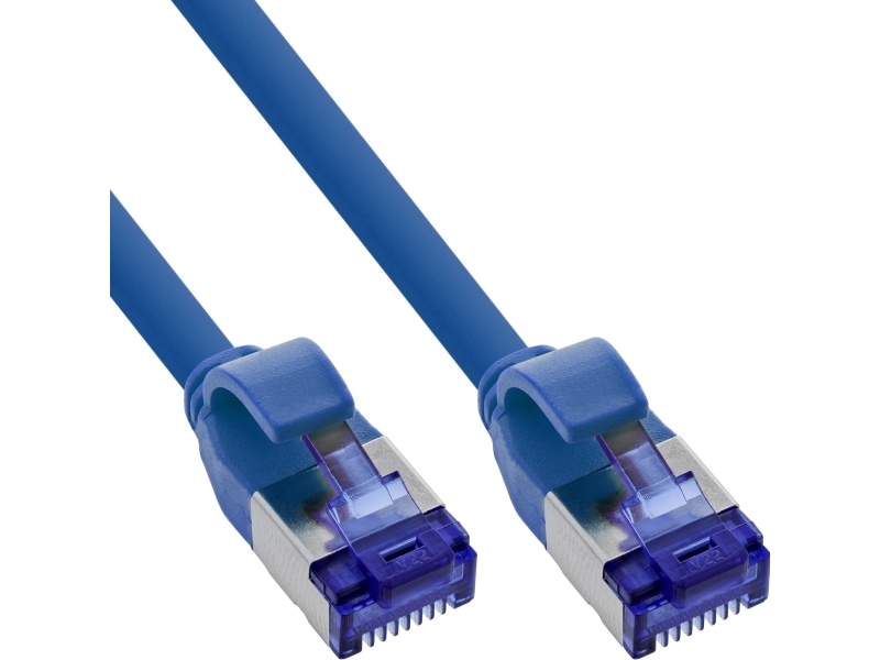 Inline 74905B, 5 M, Cat6a, S/Ftp (S-Stp), Rj-45, Rj-45, Blau