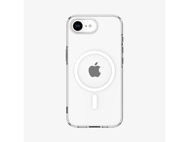 Spigen Liquid Crystal (Magfit), Cover, Apple, Iphone 16E, 15,5 Cm (6.1"), Transparent, Hvid