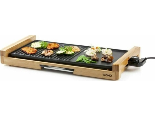 Domo DO8311TP, Bänkdiskmaskin, Svart, Brun, 510 x 260 mm, Teflon, 600 mm, 300 mm | Trädgården - Grillar - Elgrillar | GameStuff