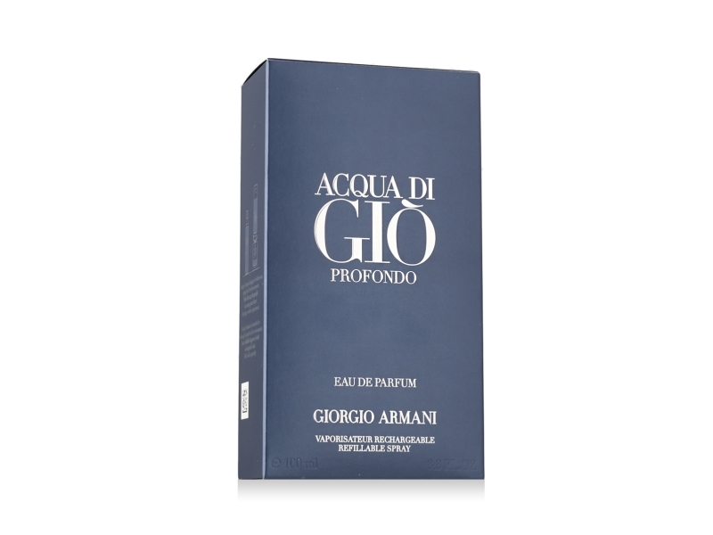Giorgio Armani Acqua di Gio Profondo Eau De Parfum Påfyllningsbar 100 ml (man) | Dofter - Dofter till herrar - Eau de Parfume till herrar | GameStuff