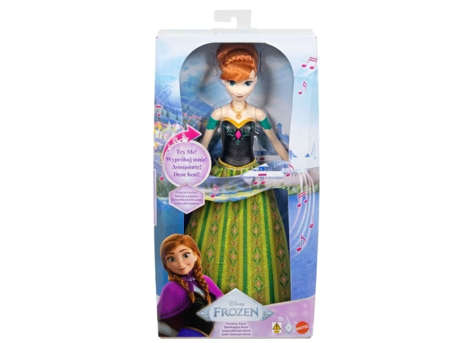 Mattel DISNEY FROZEN dainuojanti lėlė Ana (JDX53)