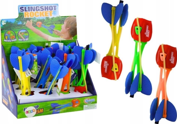 LeanToys Skumkasteraket med slangebøsse Farverigt kast 25 meter