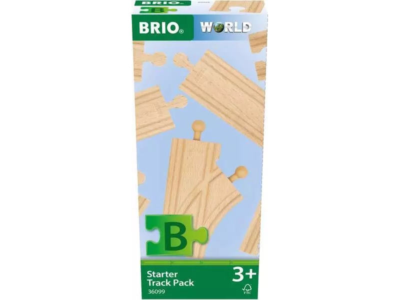 BRIO Starter Track Pack, Bilbana – set, 3 År, Beige | Leksaker - Radiostyrda leksaker - Tillbehör och reservdelar | GameStuff