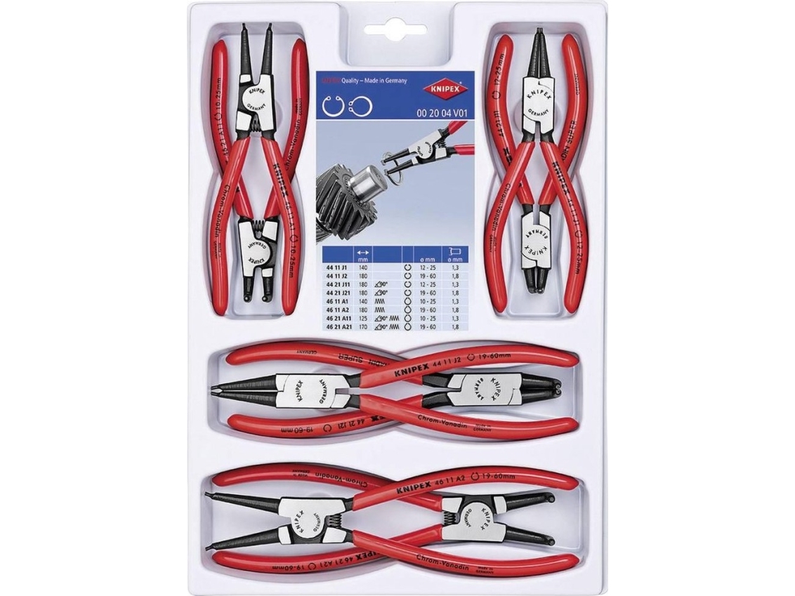 Knipex Sicherungsringzangen- Set (00 20 04 V01)