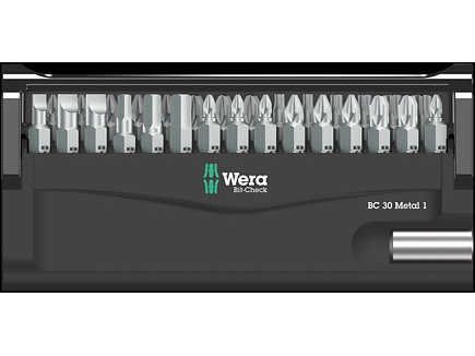 Wera 05057440001, 29 Stück(E), Phillips, Pozidriv, Geschlitzt, Torx Plus, 1/4", Ph 1, Ph 2, Ph 3, Pz 1, Pz 2, Pz 3, Tx10, Tx15, Tx20, Tx25, Tx30, Tx4
