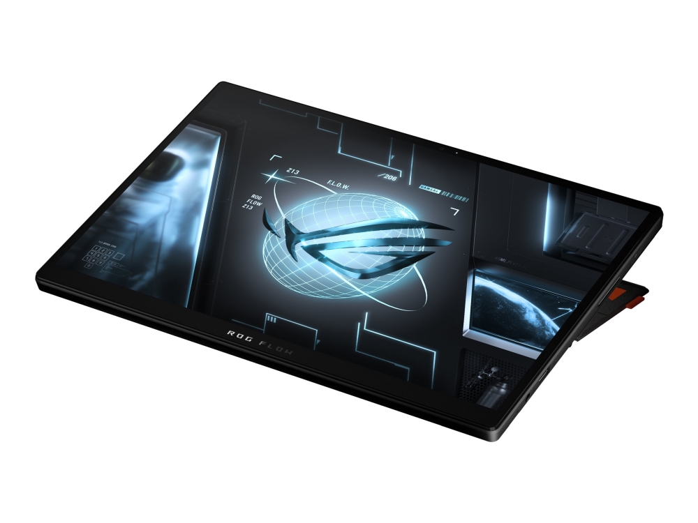 ASUS ROG Flow Z13 GZ302EA-RU004W - Tablet - med aftageligt tastatur - AMD Ryzen AI Max+ - 395 / op til 5.1 GHz - Win 11 Home - Radeon 8060S - 32 GB RAM - 1 TB SSD NVMe - 13.4 berøringsskærm 2560 x 1600 (WQXGA) @ 180 Hz - Wi-Fi 7, Bluetooth