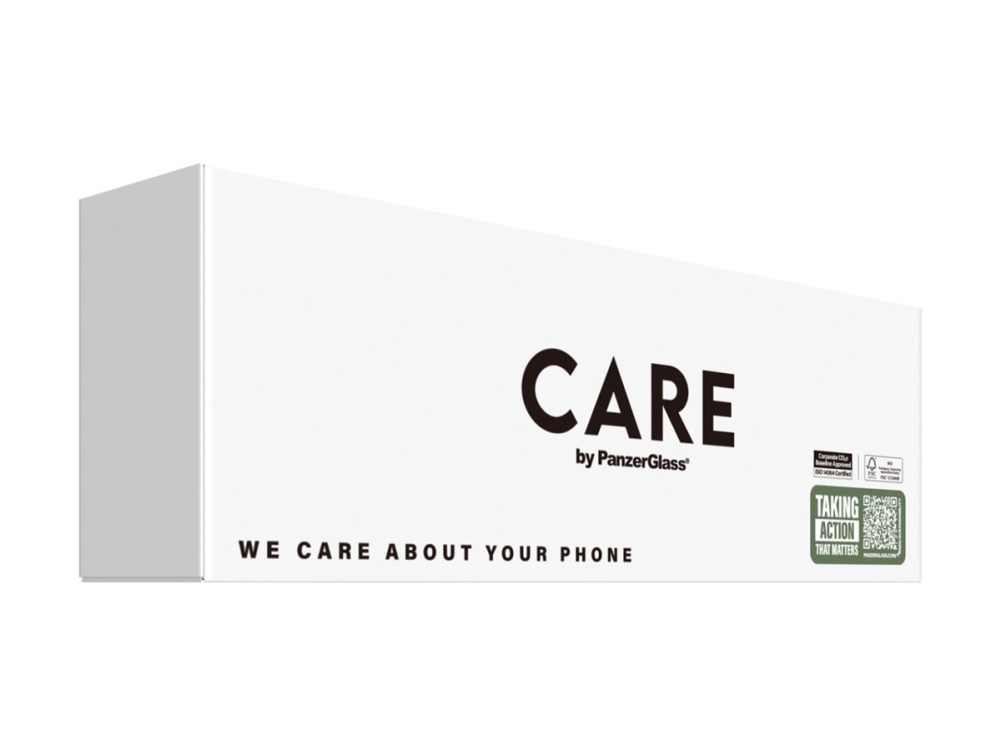 Panzerglass Care By Samba Case Transparent M. Weiß Qi Compatible Iphone 17E | 16E, Cover, Apple, Apple - Iphone 16E, Apple - Iphone 17E, Transpare