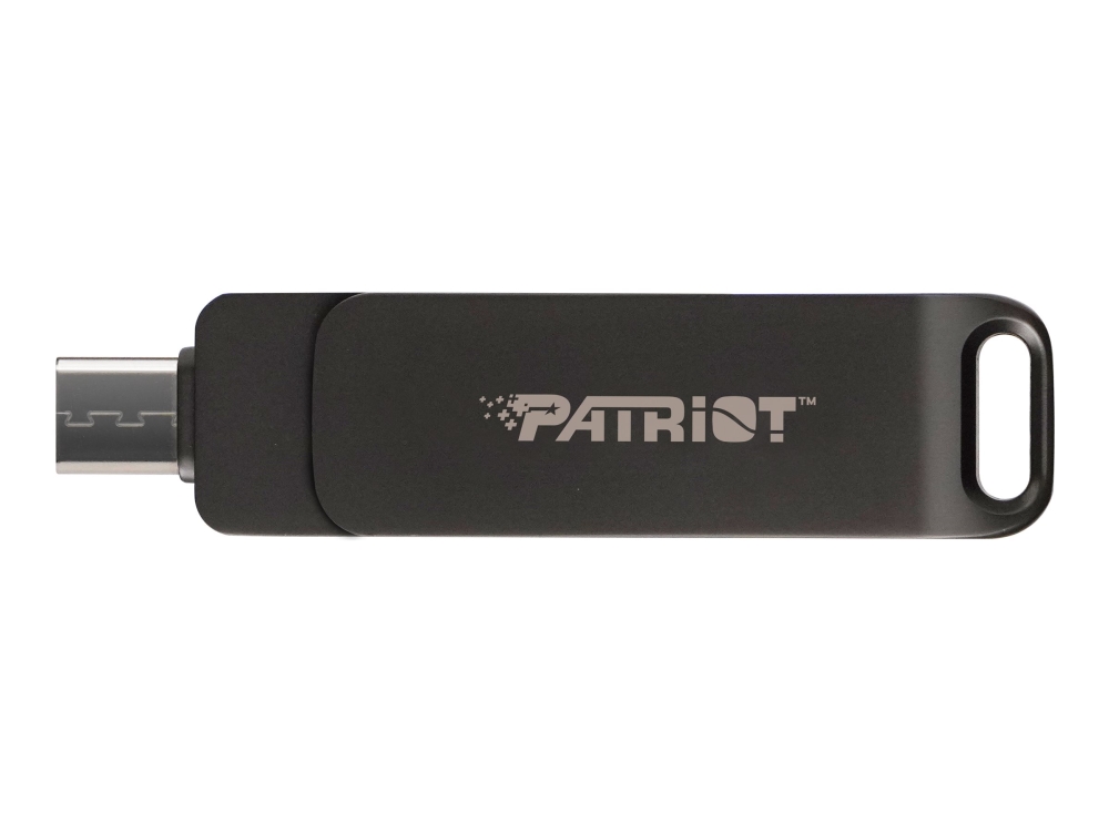 Patriot Memory Rage R550, 32 Gb, Usb Type-A / Usb Type-C, 3.2 Gen 1 (3.1 Gen 1), 100 Mb/S, Drehring, Schwarz