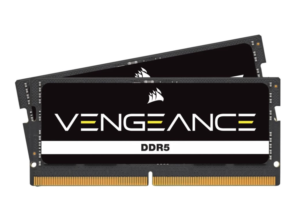 Vengeance SODIMM DDR5-5200 - 32GB - CL44 - Dual Channel (2 stk) - Intel XMP - Svart