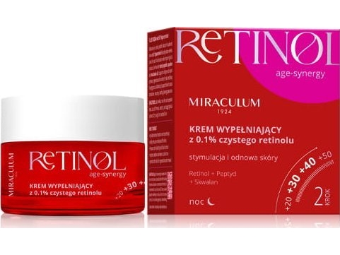 Miraculum Retinol Age-Synergy Fyldende Natcreme Til Ansigt 0,1% Ren Retinol 50 Ml