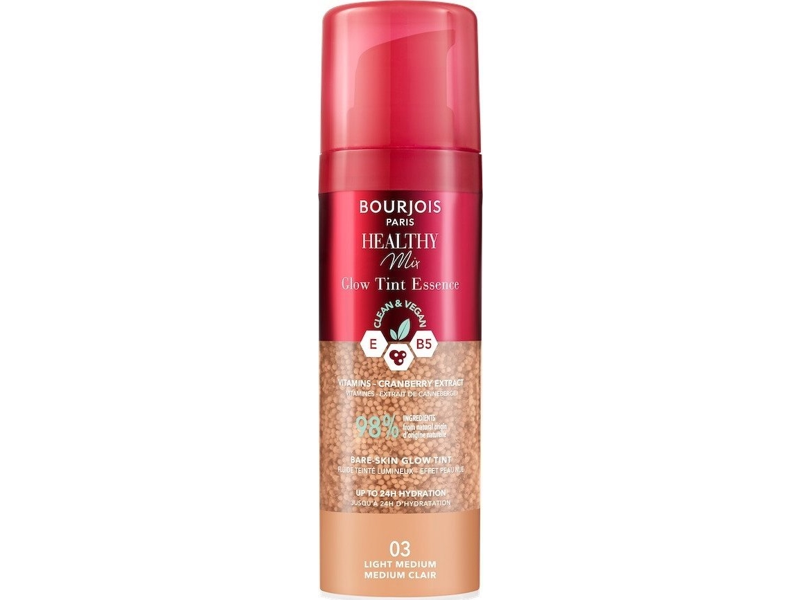 BOURJOIS_Healthy Mix Glow Tint Essence hoitava, ihon sävyä tasapainottava Essence 03 Light Medium 30ml