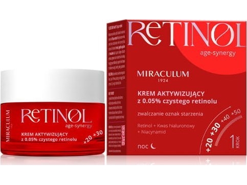 Miraculum Retinol Age-Synergy Natcreme Til Ansigt 0,05% Ren Retinol 50 Ml